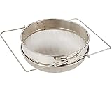 Profi Farbsieb Ø 23,5cm | Lacksieb 24cm-41,5cm Bügel Sieb ausziehbar | Lackfilter 0,7mm,...