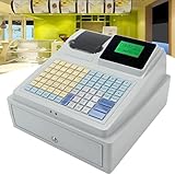 Elektronische Registrierkasse mit kundenseitiger digitaler LED-Anzeige, 81 Tasten...