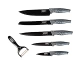 AMC Messerset Modell Keramik Schäler Carbon 6 teilig aus hochwertiger Keramik Messerset...