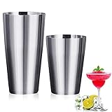 GOLRISEN Cocktail Shaker Edelstahl Cocktailshaker Barset Boston Shaker Set Cocktail...