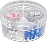KNIPEX Sortimentsboxen, mit 400 isolierten Aderendhülsen, 0,5-2,5 mm², in praktischer...