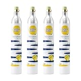 NextWhip CO₂-Zylinder für Wassersprudler 4er Set 60L 14 5oz kompatibel mit Soda...