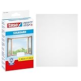 tesa Insect Stop STANDARD Fliegengitter für Fenster - Insektenschutz...