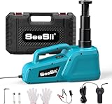 SEESII Wagenheber Hydraulischer 5T 3T: 12V Wagenheber elektrisch mit Fernbedienung & LED...