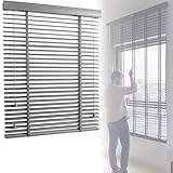 Generisch Holzjalousie 50mm Lamellen Holz Jalousien Tür Fenster Rollo...