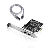 S SIENOC Desktop PCI-E Expresskarte Express Card FireWire PCI Express Schnittstellenkarte...
