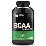 Optimum Nutrition BCAA Kapseln, Aminosäuren Tabletten, 1000 mg essentielle...