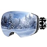 COOLOO Skibrille Herren Damen Jugendliche - Magnetischer OTG Rahmenloser...