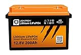 LIONTRON LiFePO4 Akku 12,8V 200Ah (~2,56 kWh) LX Arctic geeignet für die...