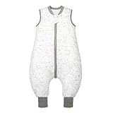 MIKAFEN Baby Schlafsack Winter mit Füßen 2.5 Tog 100% Baumwolle Kinder...