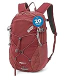 Terra Peak Wanderrucksack 20L Herren Damen Flex 20 rot klein - Outdoor...
