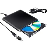 Externe USB 3.0 Blu Ray CD DVD Laufwerk, Type C Bluray CD DVD RW Rom für PC...