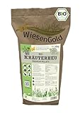 WiesenGold® Bio-Kräuterheu Pellets/Cobs (10kg) – von artenreichen Kräuterwiesen für...