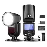 NEEWER Z1-S TTL Blitzgerät mit rundem Kopf für Sony Kameras, 76Ws 2,4G 1/8000s...