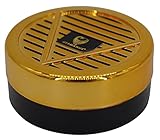 GERMANUS Humidor Befeuchter Rund Gold mit Kristallen