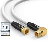 RedStar24 4m SAT Antennenkabel Satellitenkabel Digital HDTV 135dB 2X F-Stecker...