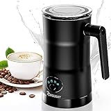 NWOUIIAY 600W Milchaufschäumer Elektrisch 4 in 1 Automatische Milchaufschäumer für...