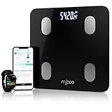 MyBEO - Digitale Bluetooth Köperfettwaage mit App – Körperanalysewaage – bis 180 kg...