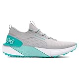 Under Armour UA Phantom Damen-Golfschuhe, Grau/Blaugrün, 38 EU