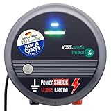 VOSS.farming 230V Weidezaungerät Impuls V30, 9.500V schlagstarkes Elektrozaungerät für...