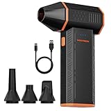 WOLFBOX MF50 Electric Air Duster-110000RPM Super Power Cordless Air Duster, 3-Gang...