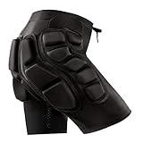 Relaxyee Protektorhose Herren Damen, 3D-Schutz Gepolsterte Kurze Hose für Snowboarding,...