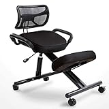 Ergonomischer Kniestuhl für bessere Körperhaltung, Schaukelhocker für Büro & Zuhause,...