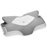 Elviros Zervikale Orthopädisches Kopfkissen aus Memory-Schaum abnehmbares ergonomisches...