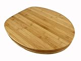 ADOB WC Sitz Bambus dunkel – Universal Klobrille aus echtem Bambus –...
