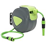 Gecheer Wand-Schlauchbox Schlauchtrommel PVC Schlauchaufroller Automatisch Einziehbar...