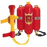 Idena 8040009 - Feuerwehr Wasserspritze, Größe ca. 40 cm, mit verstellbarer Düse,...
