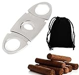 Zigarrenschneider, Zigarren Cutter, Doppelte Klinge Schere, Edelstahl Cutter für die...