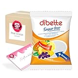 Pere's Candy Bundle für 5 x 70g Dibette Zuckerfreie Hartbonbons mit Stevia -...