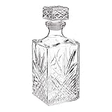 Bormioli Rocco Whisky Karaffe Selecta (Farbe klar, Dekanter 1000 ml,...