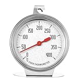Thermometer für Elektroherd Ofenthermometer für Backofen 7 cm Messbereich 0°C bis...
