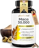 30.000mg pro Kapsel - 180 Maca Kapseln hochdosiert - 750mg Maca-Extrakt 40:1 = 30.000mg...
