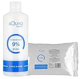 Style & Care Blondierpulver 500g + Creme Oxydant Entwickler 9% (500ml) zum...