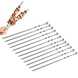 Grillspieße, Schaschlikspieße, Fleischspieße, Grill Spieße, Edelstahl...