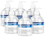 newgen medicals Desinfektionsgel: 6er-Set Hand-Desinfektions-Gels im Spender,...