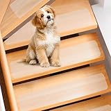 Spurtar Treppenstufen Matten Antirutschmatte, Innen Transparent Stufenmatten 15...