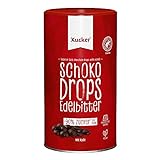 Xucker Schoko Drops Edelbitter 750g - Xucker Schokolade mit Xylit Zuckerersatz I Vegane...