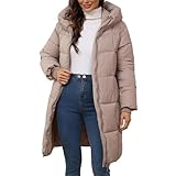 wintermantel damen, damenmantel winter elegant wolle, damen steppmantel rot,...