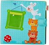 HABA Baby-Fotoalbum: Spielgefährten – Weiches Stoffalbum mit 10 Seiten und 8...