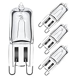 Halogenlampe G9 40W 230V Backofenlampe, G9 Halogen Leuchtmittel für Backofen,...