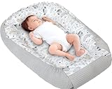 Medi Partners Babynest Nestchen für Neugeborene - 100x60x15 Babynestchen Baby zweiseitg...