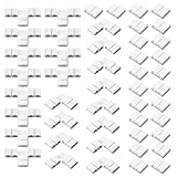 48 Stück 2 Nadel LED Streifen Verbinder, Lichtverbinder T Form L Form Lückenlose...