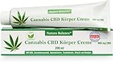200ml Cannabis Creme Teufelskralle Alpenkräuter Minzöl Menthol Made in Germany...
