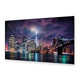 murando - Wandbilder XXL New York 135x45 cm 1 tlg - Wand Deko Vlies Leinwand...