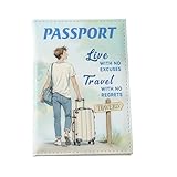 Reisepass-Halter, Reisepass-Halter, Druck der Passhülle für Paare, Zubehör für...