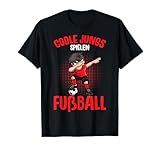 Coole Jungs spielen Fußball Fußballer Jungen Kinder T-Shirt
